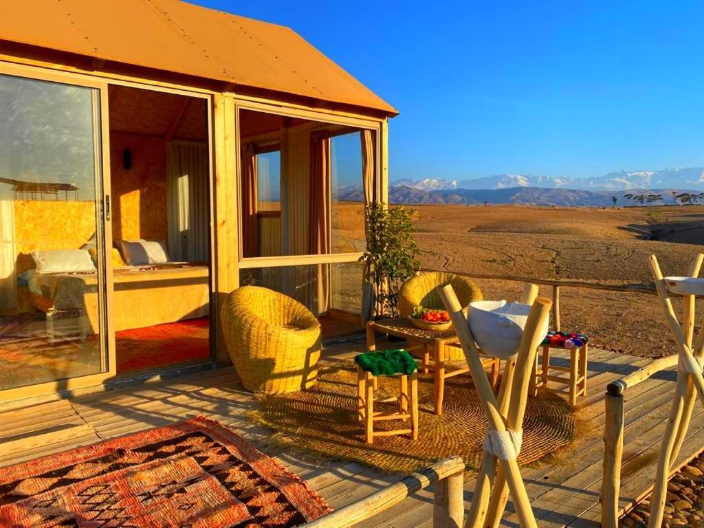 Luxe tent Marrakech Agafay Desert Prestige